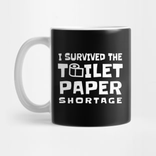 Funny Toilet Paper Quarantine Survivor, 2020 Coronavirus Lockdown Mug